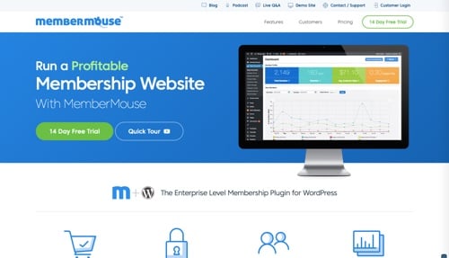 Home page of MemberMouse