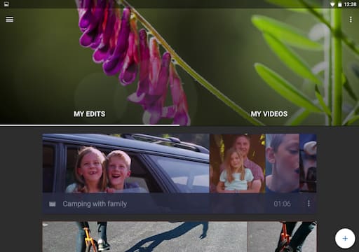 WeVideo編輯應用程序，用於Android上的視頻