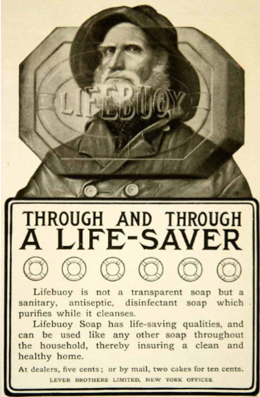 história da publicidade sabonete bóia salva-vidas unilever