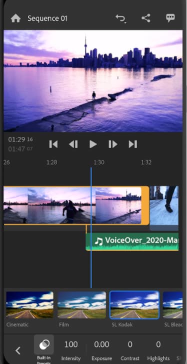 Aplikacija za urejanje videov Adobe Premiere Rush za Android in iOS