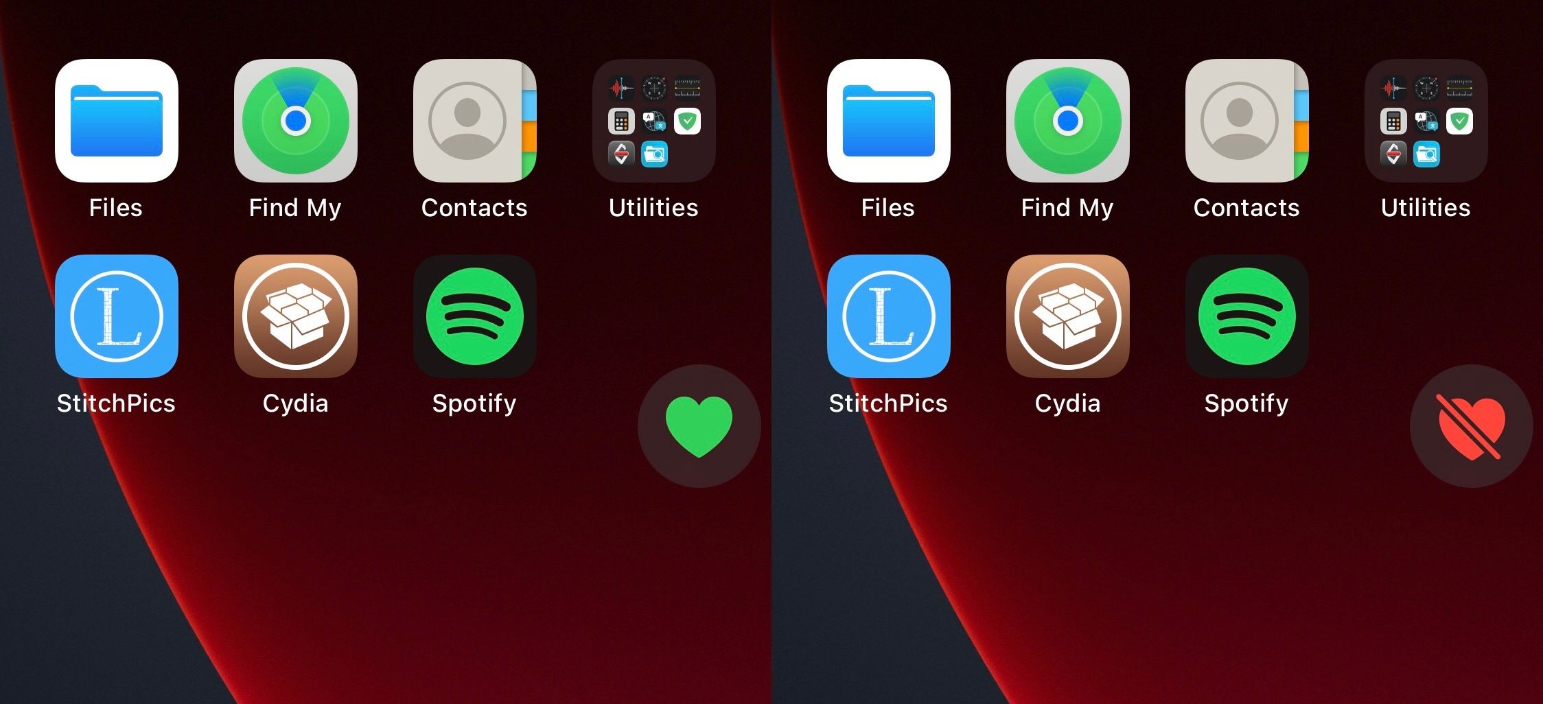 Luv consente agli utenti Spotify di jailbreak di apprezzare o non apprezzare le canzoni da qualsiasi luogo in iOS