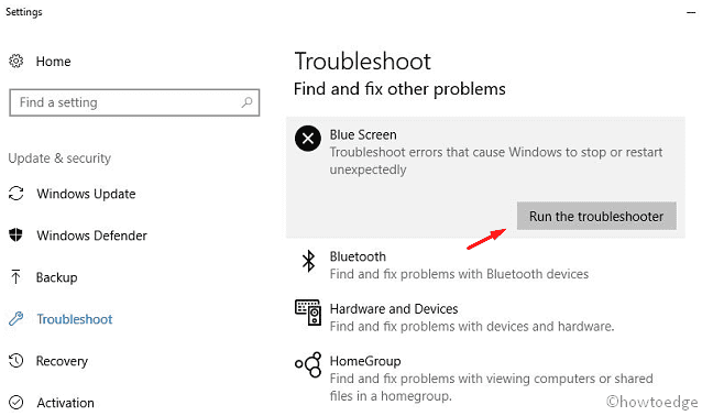 Blue Screen Troubleshooter