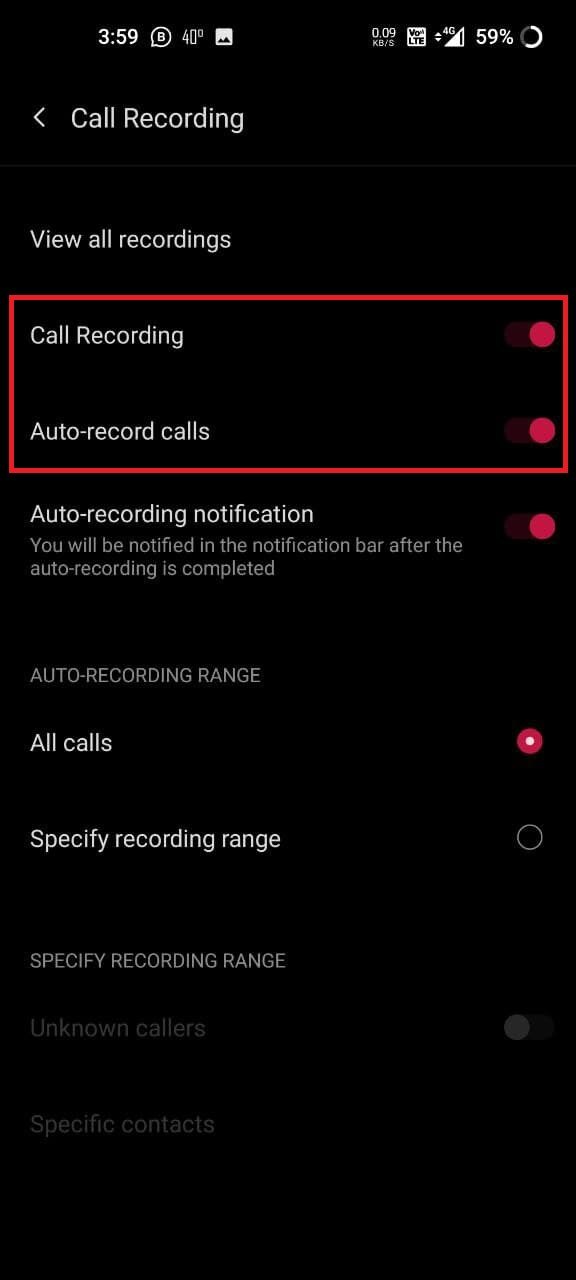 Disable Call Record Warning on OnePlus 8T, OnePlus 9, 9R, 9 Pro, and OnePlus Nord