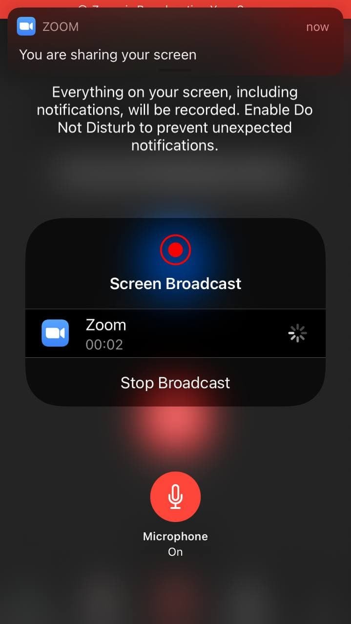 Deel het iPhone-scherm in Zoom Meeting
