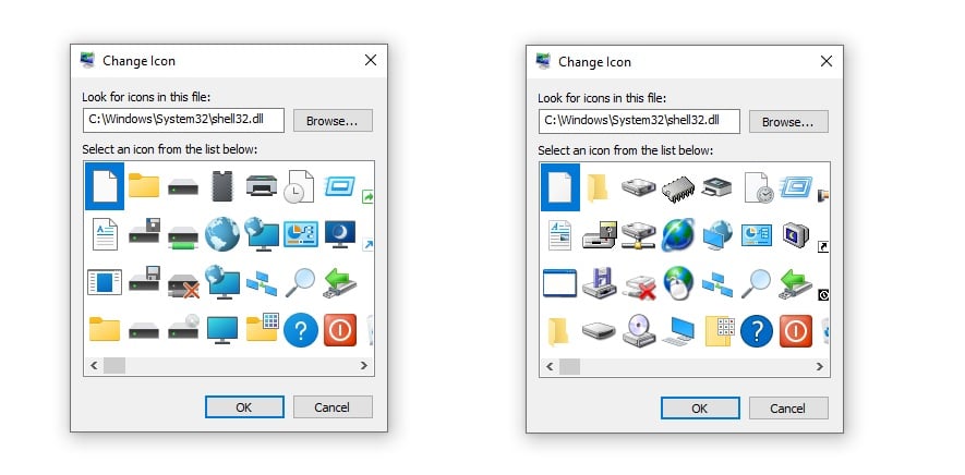 Windows Shell32 icons