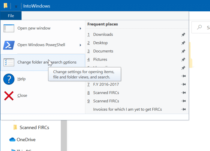 hide files or folders on desktop in Windows 10 pic4