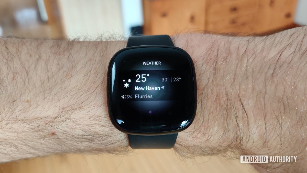Fitbit Versa 3 Review Weather App