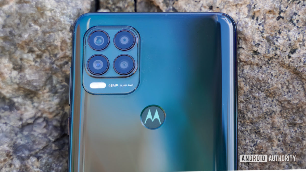 Motorola Moto G Stylus 5G camera closeup