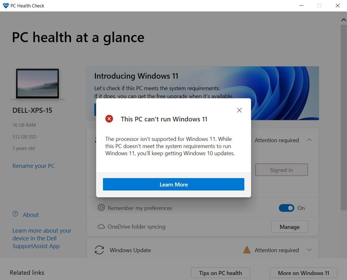 Microsoft Windows PC Health Checkup