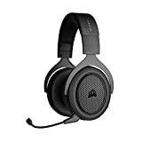 Image of Corsair HS70 BLUETOOTH Multi-Platform Gaming Headset (Simultaneous Game and Chat Audio, Wide Device Compatibility, 50mm Neodymium Audio Drivers, Ear Cups fitted with Plush Memory Foam) - Black