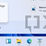User menu in Start on Windows 11