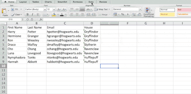 Ustvarjanje vrtilne tabele Excel