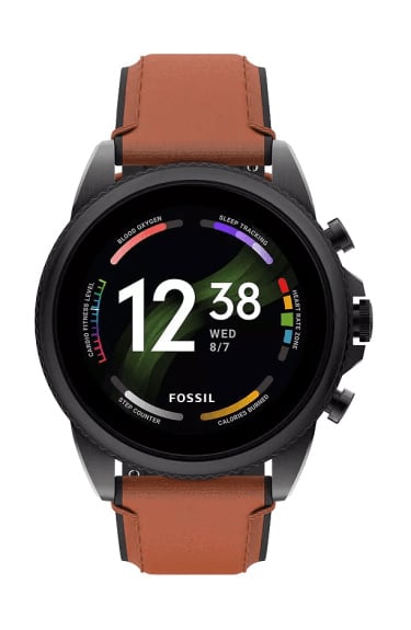 Front of the Fossil Gen 6 smartwatch for men