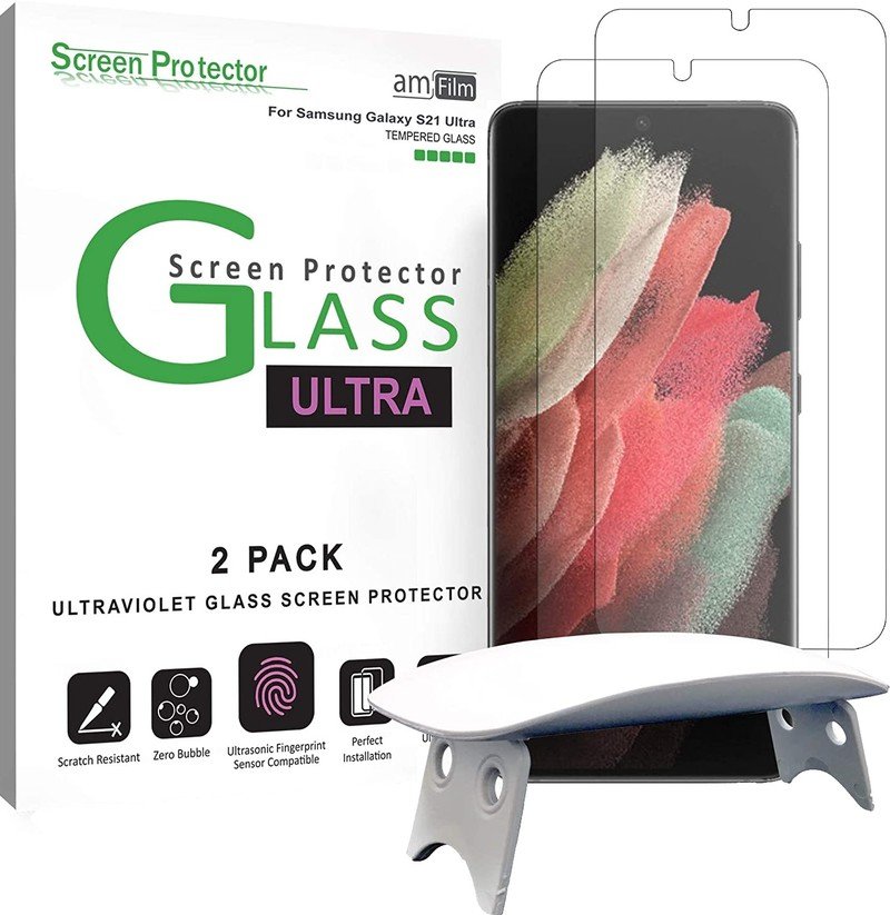 Vidrio Templado Film Protector de pantalla para Samsung Galaxy S21 Plus Ultra Lote Nuevo 