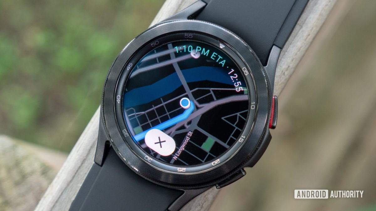 三星 Galaxy Watch 4 評測 Galaxy Watch 4 經典圍欄谷歌地圖