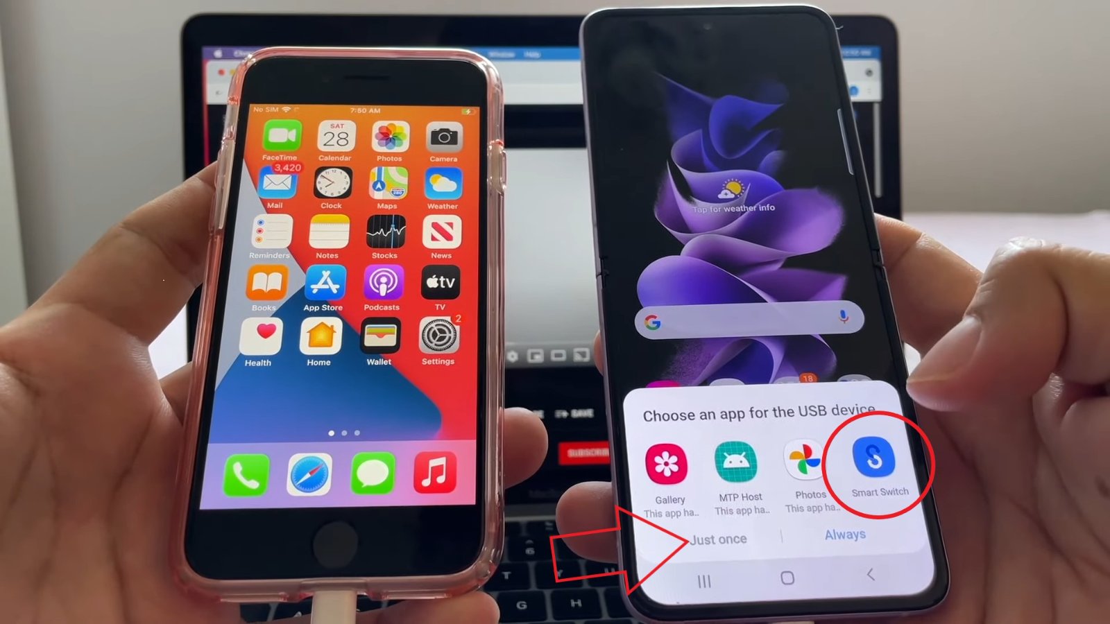 Transfira bate-papos do WhatsApp do iPhone para o Samsung Android
