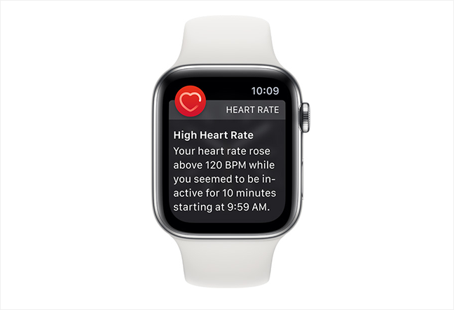 apple watch heart rate alert