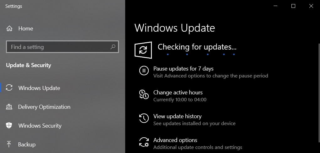 December 2021 Windows 10 Update
