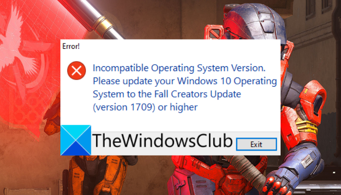 Halo Infinite Incompatible Operating System Version Error