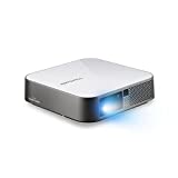 Image of ViewSonic M2e Full HD 1080p Smart Portable LED Projector for Home Entertainment with WiFi, Bluetooth, and Integrated Harman Kardon Audio