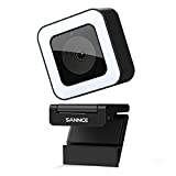 Image of SANNCE 2K 4MP Webcam for PC, 1080p Full HD 60fps StreamCam with Privacy Shutter, Live Streaming Webcam with USB-C Connection, 2 Mics, 90°FoV, AI-enabled Facial Tracking&Autofocus