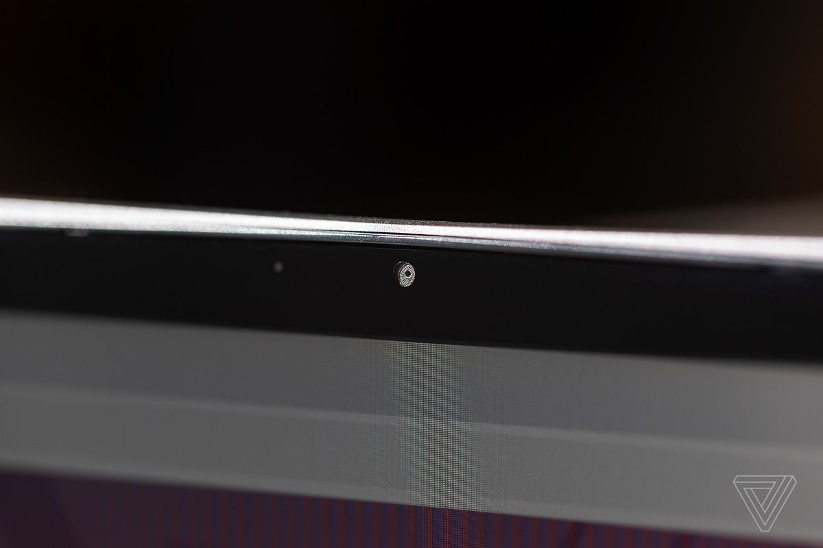 The webcam on the HP Chromebook x360 14c.