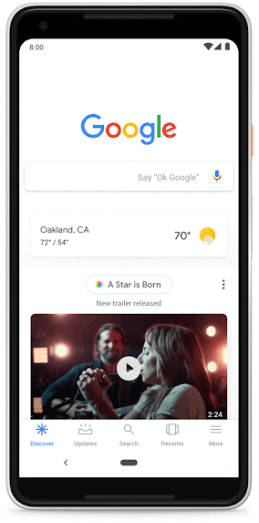 Google Discover - a quick look