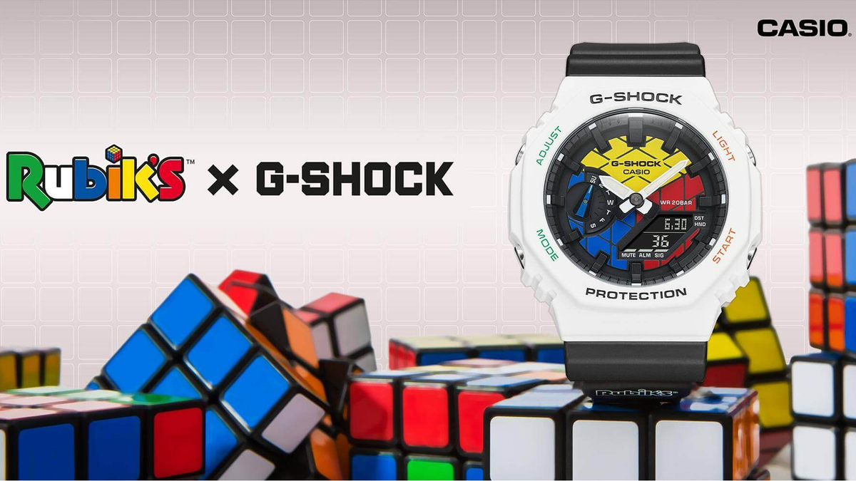 Casio G-Shock x Rubik's watch