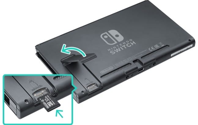How to add a memory card to your Nintendo Switch