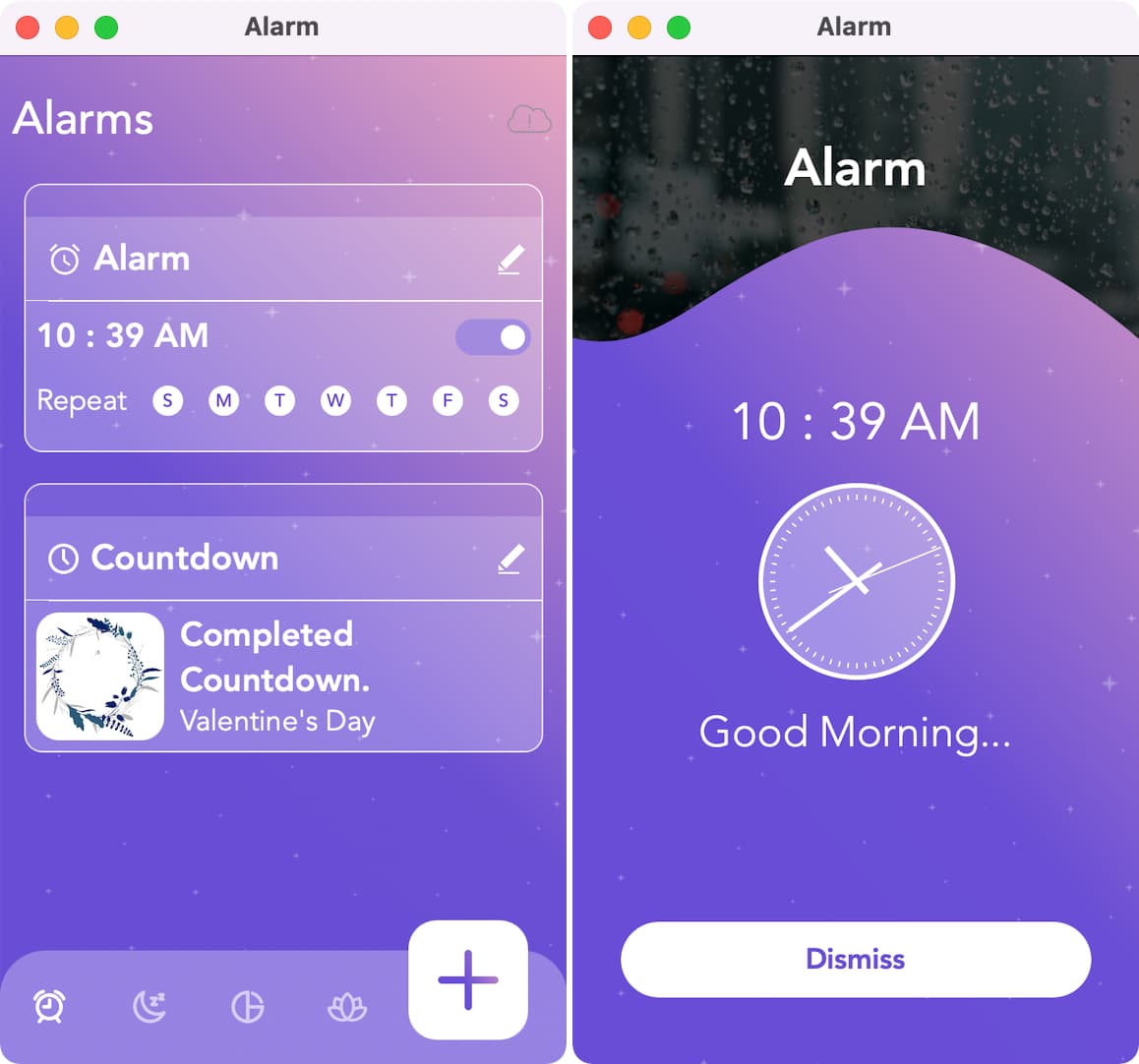 iOS alarm app paMac