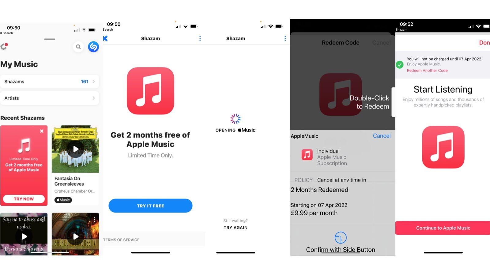 Get free trial Apple Music