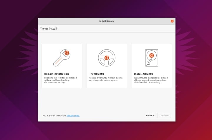 ubuntu new installer