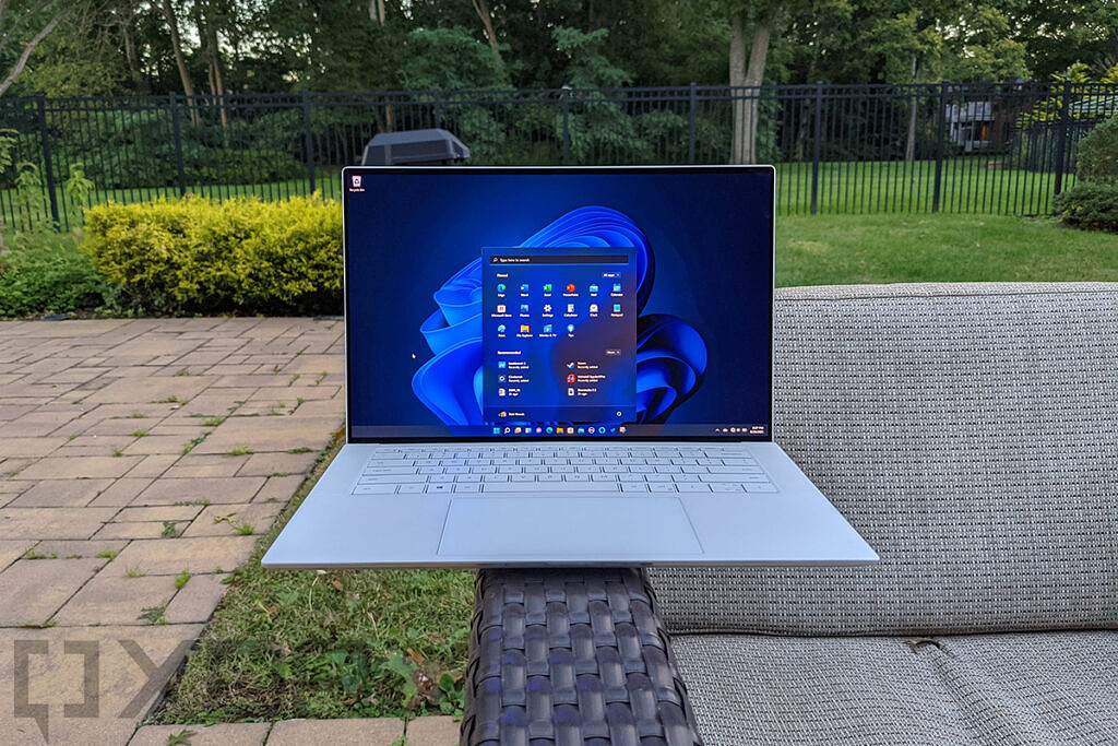 Front view of Dell XPS 15