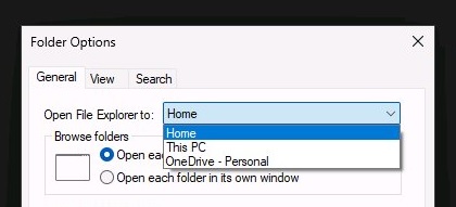 File Explorer OneDrive