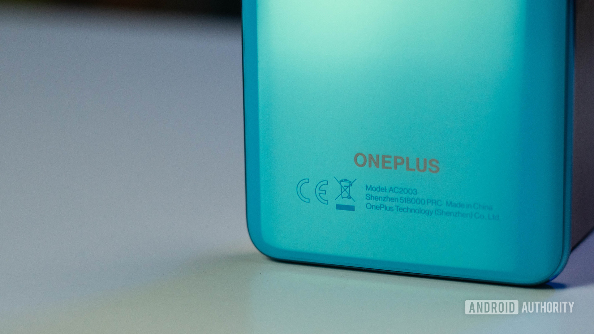 OnePlus Nord OnePlus logo branding