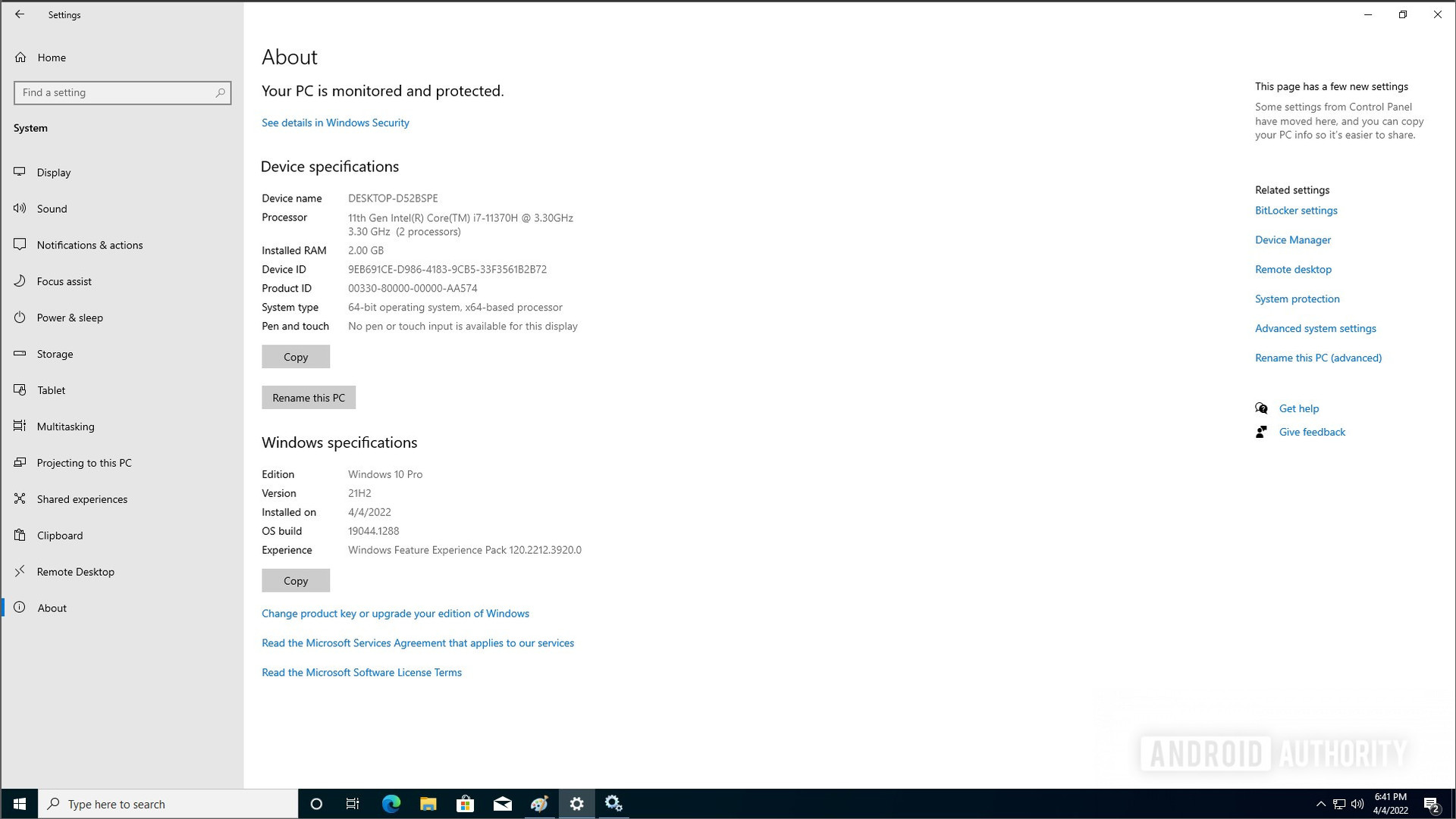 Windows 10 version check