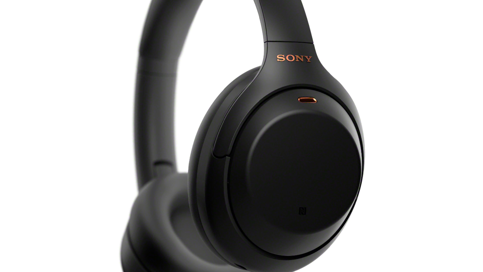 The Sony WH-1000XM4 wireless noise canceling headphones on a white background.