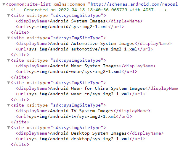 Android Studio Android Desktop XML screenshot
