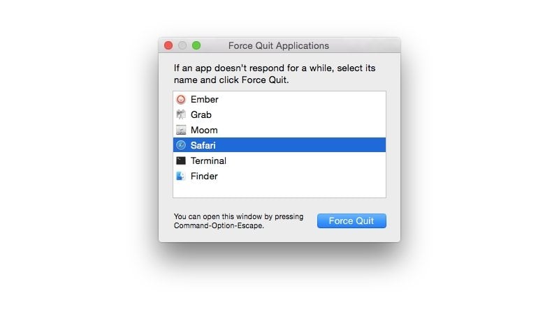 How to fix a frozen Mac: Force Quit a frozen macOS app