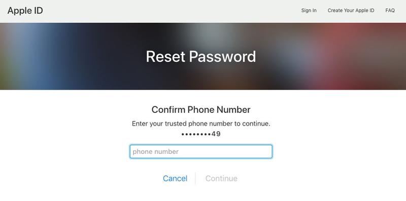 How to reset forgotten Apple ID password: Two-factor authentication