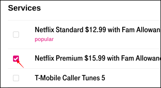 T-Mobile Remove Netflix