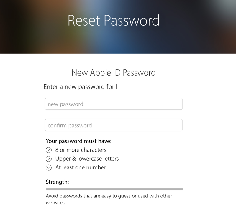 How to reset forgotten Apple ID password: Reset password