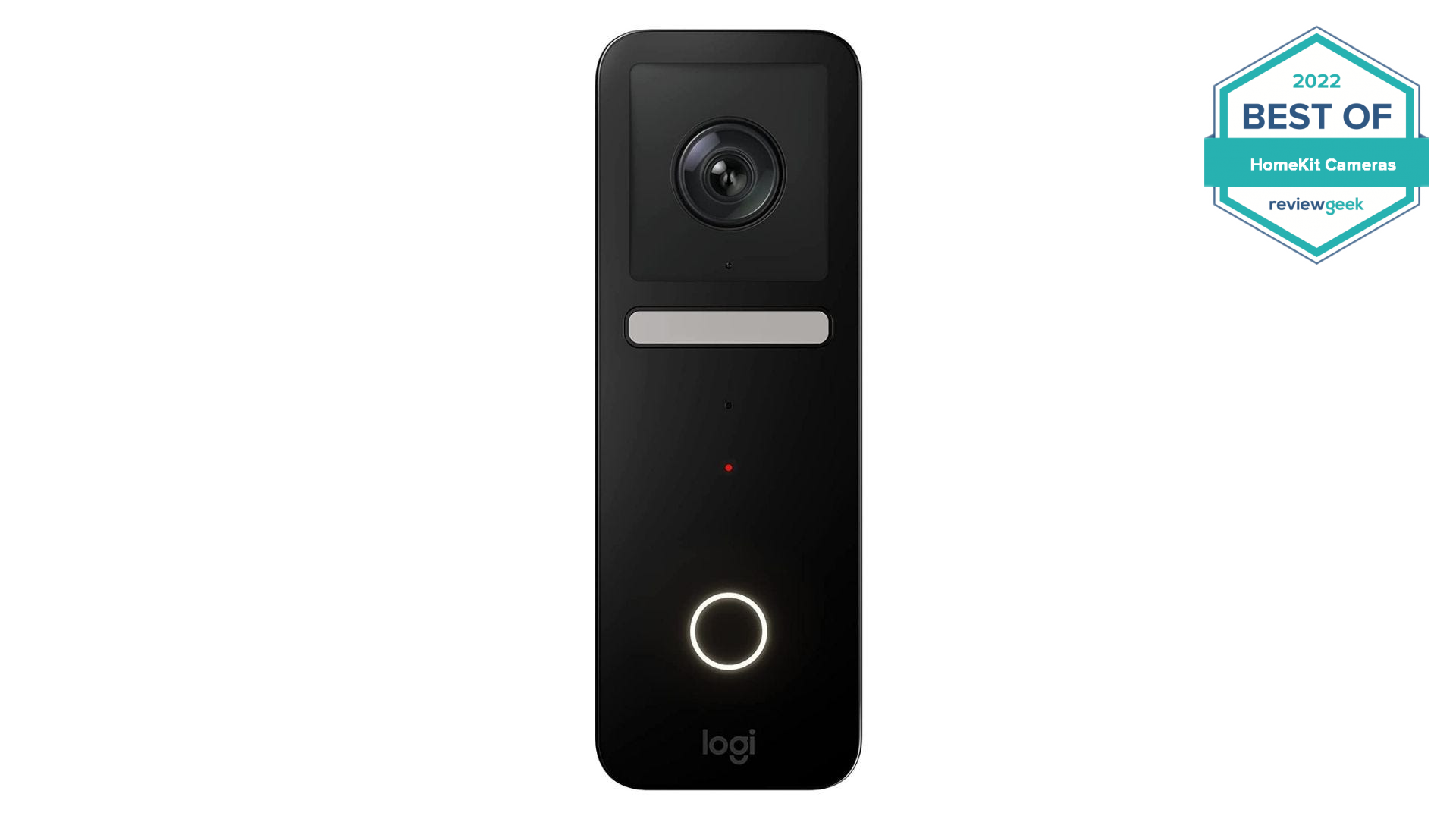 Logitech Circle View wired doorbell that's enabled for Apple HomeKit