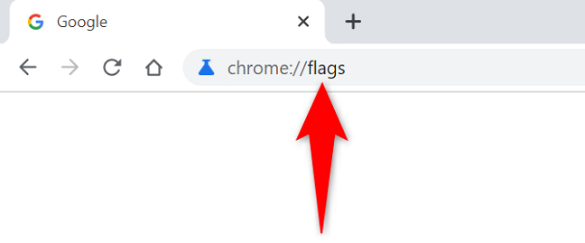 Access Chrome's flags on desktop.