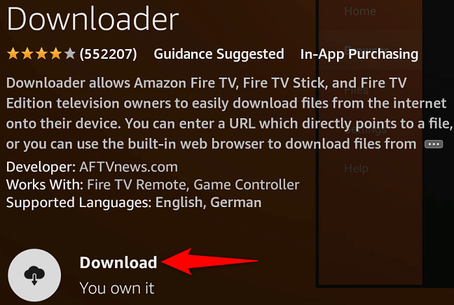 Select "Download."