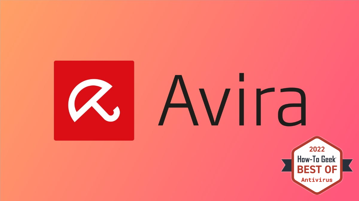 Avira logo on pink background