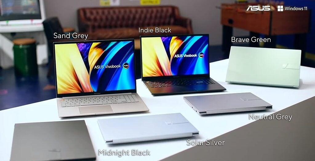 ASUS Vivobook S laptop lineup