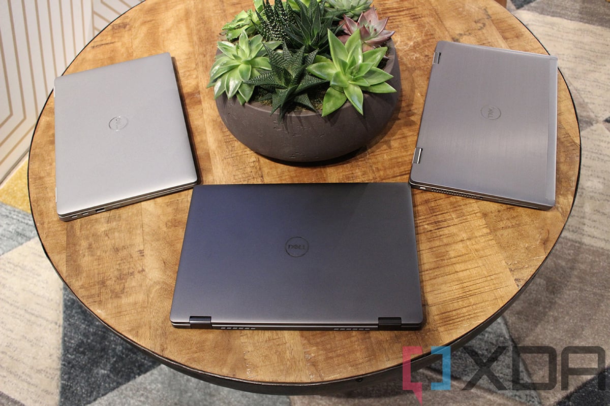 Collection of Dell Latitude laptops