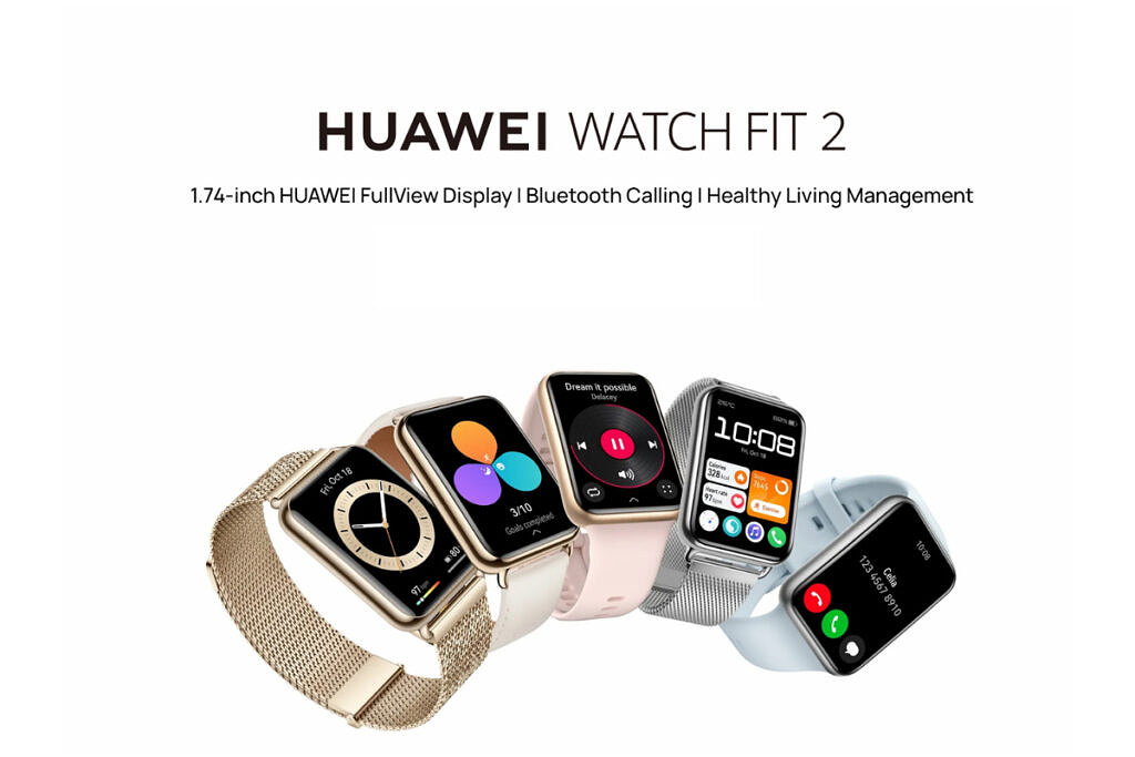 Huawei Watch Fit 2 in lots of colors