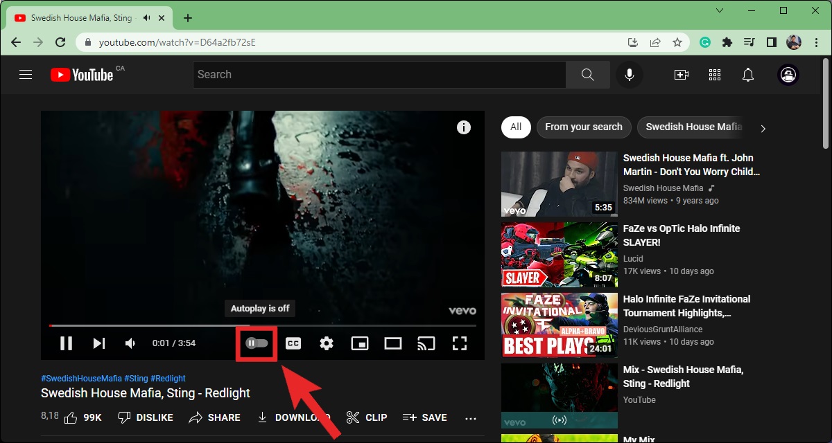 click autoplay slider to turn it on